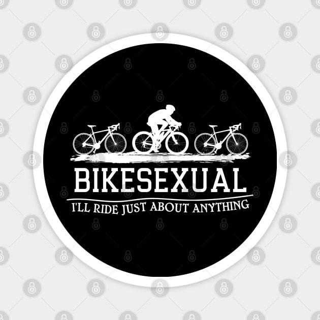 Bikesexual Magnet by BishBashBosh